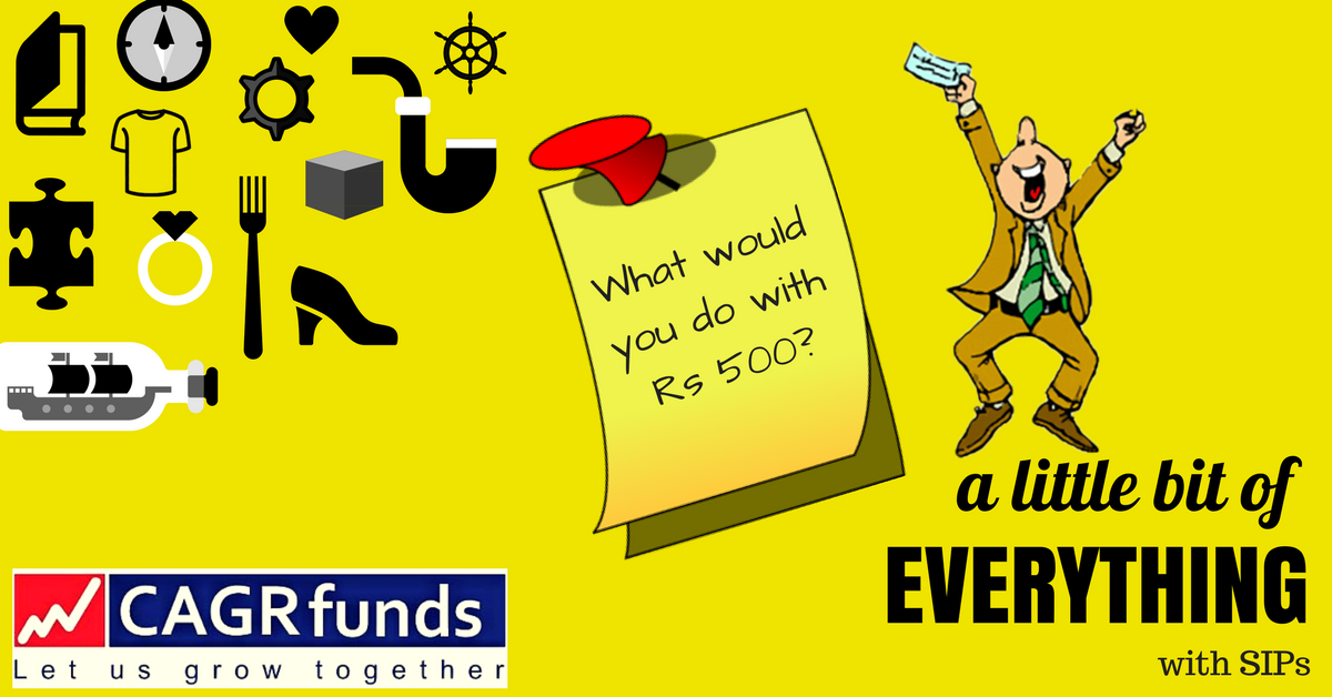 Start investing in mutual funds with only Rs 500